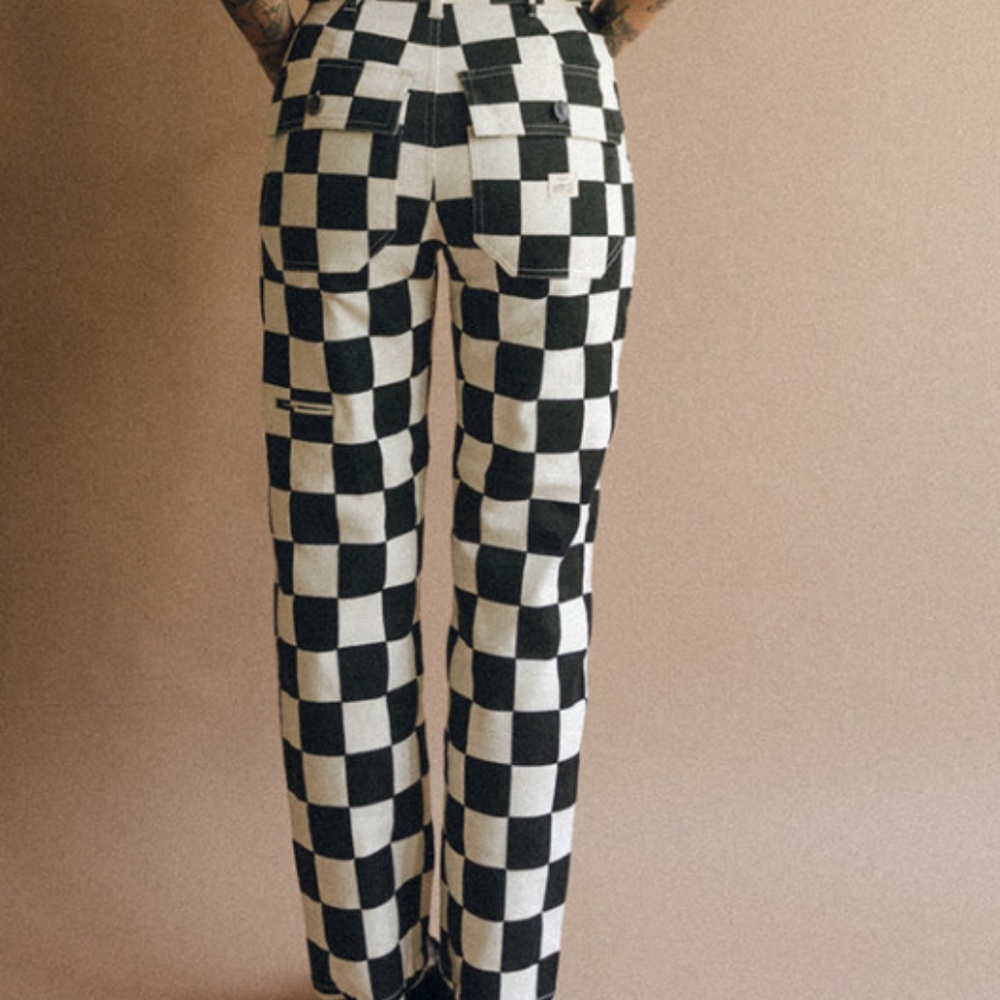 P&CO 304 Service Fatigue Pants - Black Checkerboard